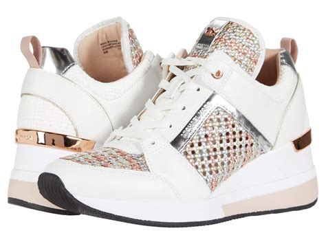 michael kors georgie leather trainer|michael kors georgie trainer sneakers.